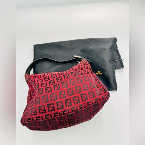 Fendi Zucchino Baguette Top Handle Bag - Picture 9 of 10